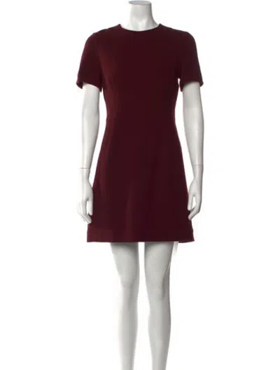 Pre-owned Akris 2023 Mini Dress In Burgundy