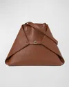 Akris Ai Cervo Medium Shoulder Tote Bag In Caramel
