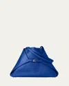 Akris Ai Medium Calf Leather Shoulder Bag In Ocean