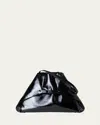Akris Ai Medium Lacquered Leather Tote Bag In Black
