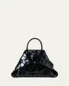 Akris Ai Medium Patchwork Leather Top-handle Bag