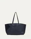 Akris Ai Medium Patchwork Leather Tote Bag In Blue