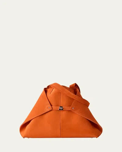 Akris Ai Medium Suede Tote Bag