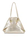 Akris Ai Metallic Shoulder Bag In Gold