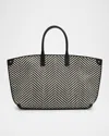 AKRIS AI SMALL BRAIDED LEATHER SHOULDER BAG