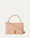 Akris Alice Flap Leather Crossbody Bag In 234 Cordage