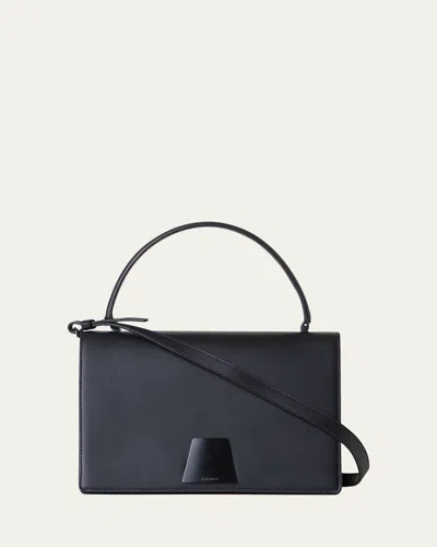 Akris Alice Medium Leather Top-handle Bag