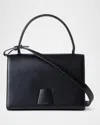 Akris Alice Small Leather Top-handle Bag