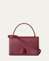 Akris Alice Small Leather Top-handle Bag