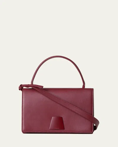 Akris Alice Small Leather Top-handle Bag