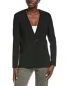 Akris Alize Wool Blazer In Black