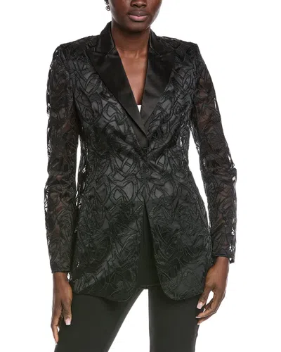 Akris Amedea Silk Jacket In Black