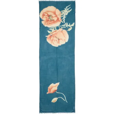 Akris Anemone Cashmere Fringe Scarf