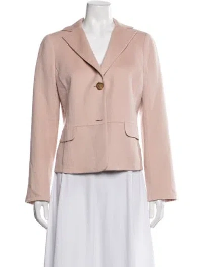 Pre-owned Akris Angora Blazer In Pink