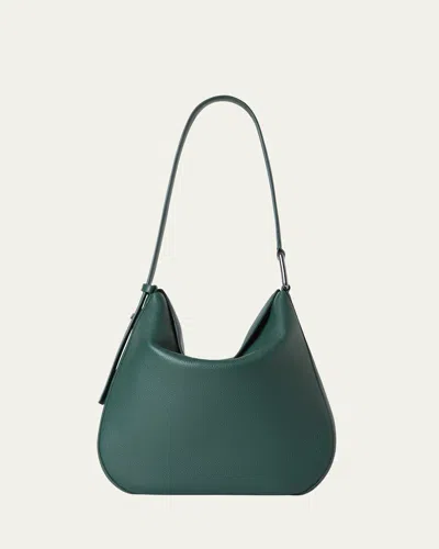 Akris Anna Medium Leather Hobo Bag