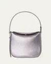 Akris Anna Mini Leather Hobo Bag