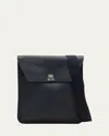 Akris Anouk Calfskin Medium Messenger Bag In Denim
