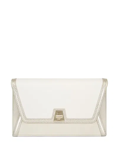 Akris Anouk Clutch Bag In White
