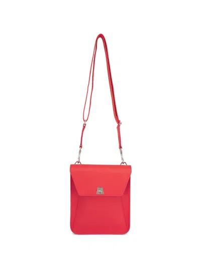 Akris Anouk Cross Body Bag In Red