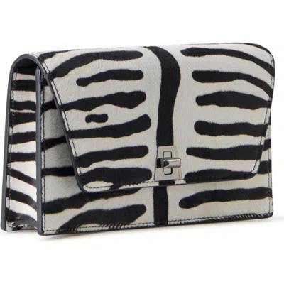 Akris Anouk Genuine Calf Hair Envelope Clutch In Animal Print
