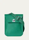 Akris Anouk Mini Flap Leather Messenger Bag In 055 Aloe