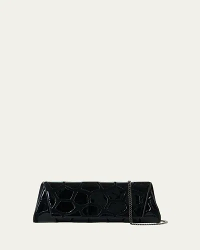 Akris Anouk Patchwork Small Trapezoid Clutch Bag