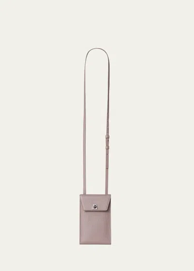Akris Anouk Phone Pouch Crossbody Bag In Pink