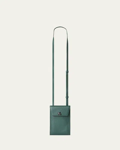 Akris Anouk Phone Pouch Crossbody Bag In Green