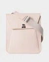Akris Anouk Small Leather Messenger Bag In 030 Seashell