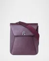 Akris Anouk Small Leather Messenger Bag