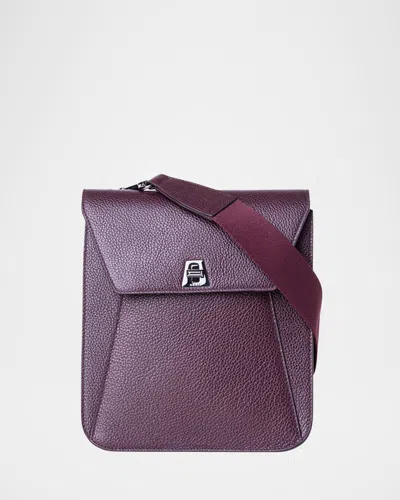 Akris Anouk Small Leather Messenger Bag