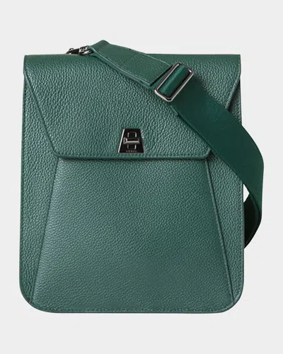 AKRIS ANOUK SMALL LEATHER MESSENGER BAG