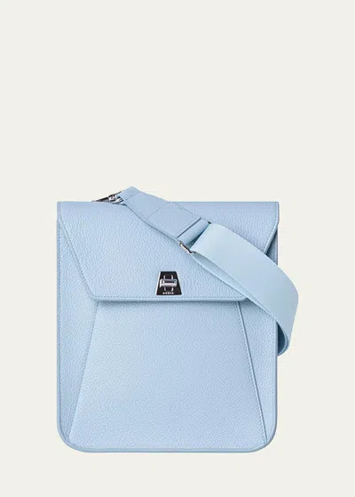 Akris Anouk Small Leather Messenger Bag In Vespa