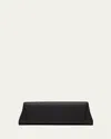 Akris Anouk Small Satin Clutch Bag In Black