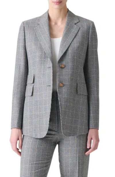 Akris Arie Check Cashmere Jacket