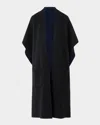 Akris Bicolor Cashmere Double-face Knit Cape