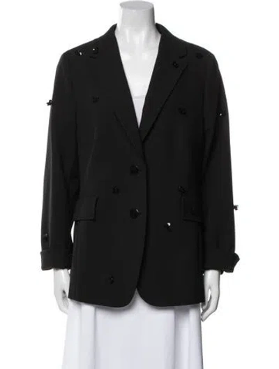 Pre-owned Akris Blazer In Black