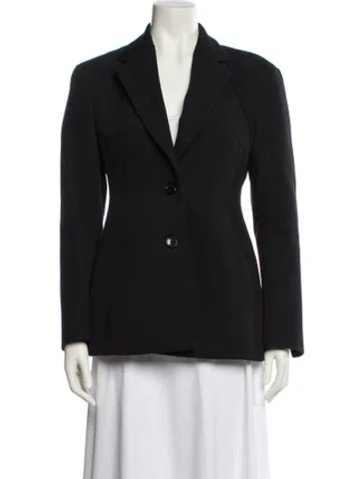 Pre-owned Akris Blazer In Black