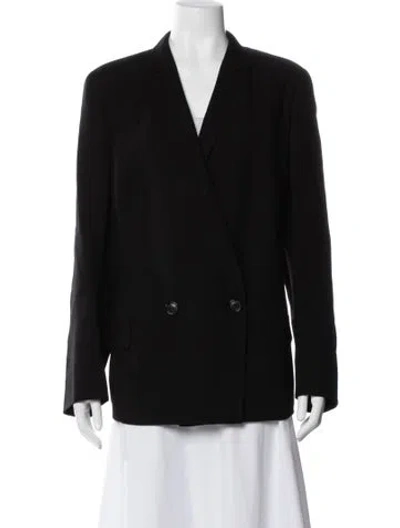 Pre-owned Akris Blazer In Black