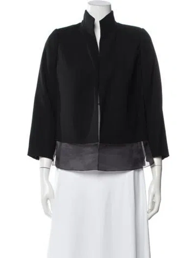 Pre-owned Akris Blazer In Black