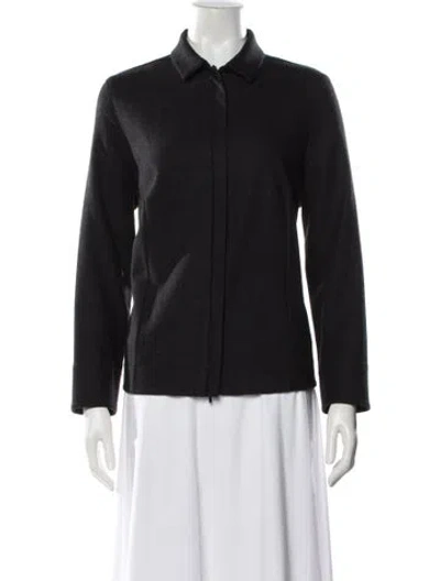 Pre-owned Akris Blazer In Black