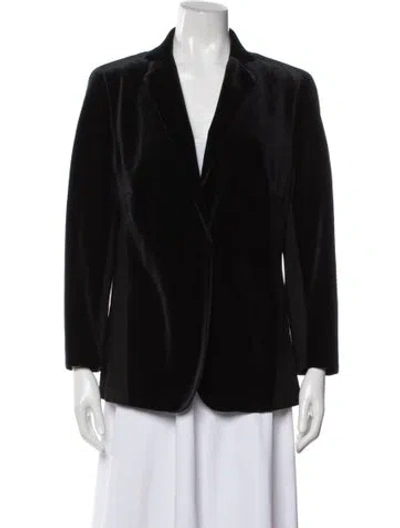 Pre-owned Akris Blazer In Black