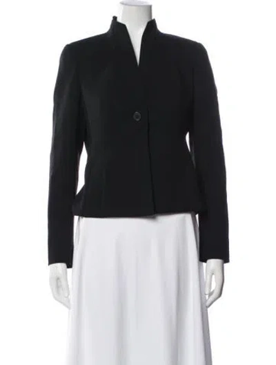 Pre-owned Akris Blazer In Black
