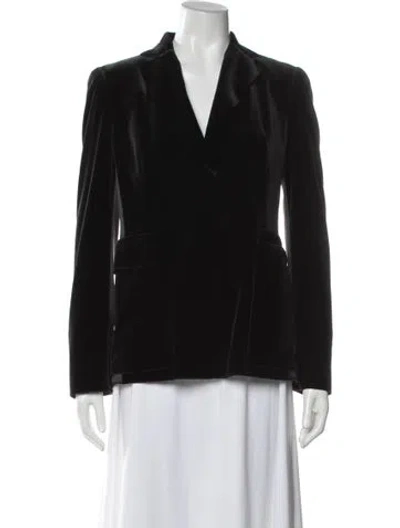 Pre-owned Akris Blazer In Black