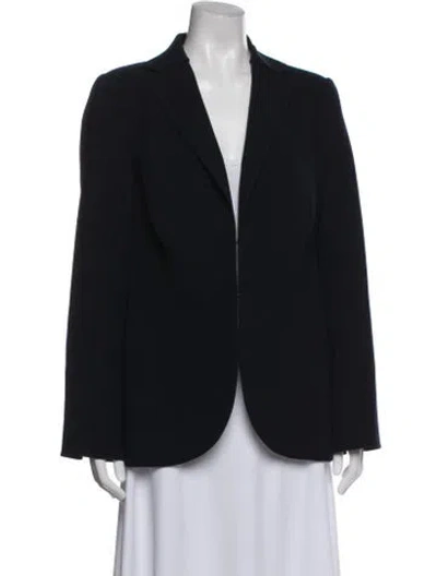 Pre-owned Akris Blazer In Blue