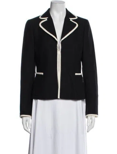 Pre-owned Akris Blazer In Blue