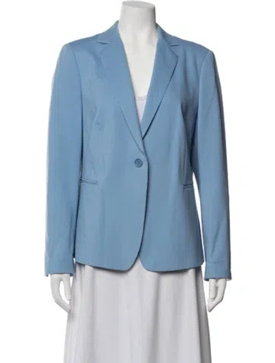 Pre-owned Akris Blazer In Blue