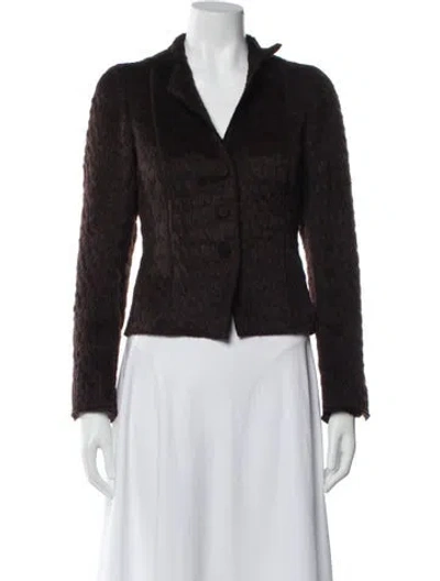 Pre-owned Akris Blazer In Brown