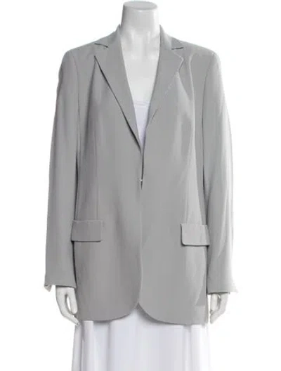 Pre-owned Akris Blazer In Gray
