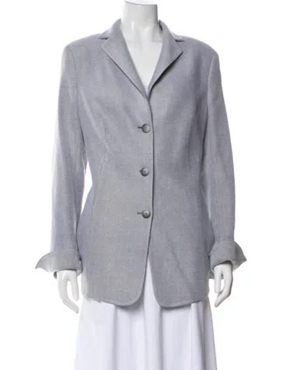 Pre-owned Akris Blazer In Gray